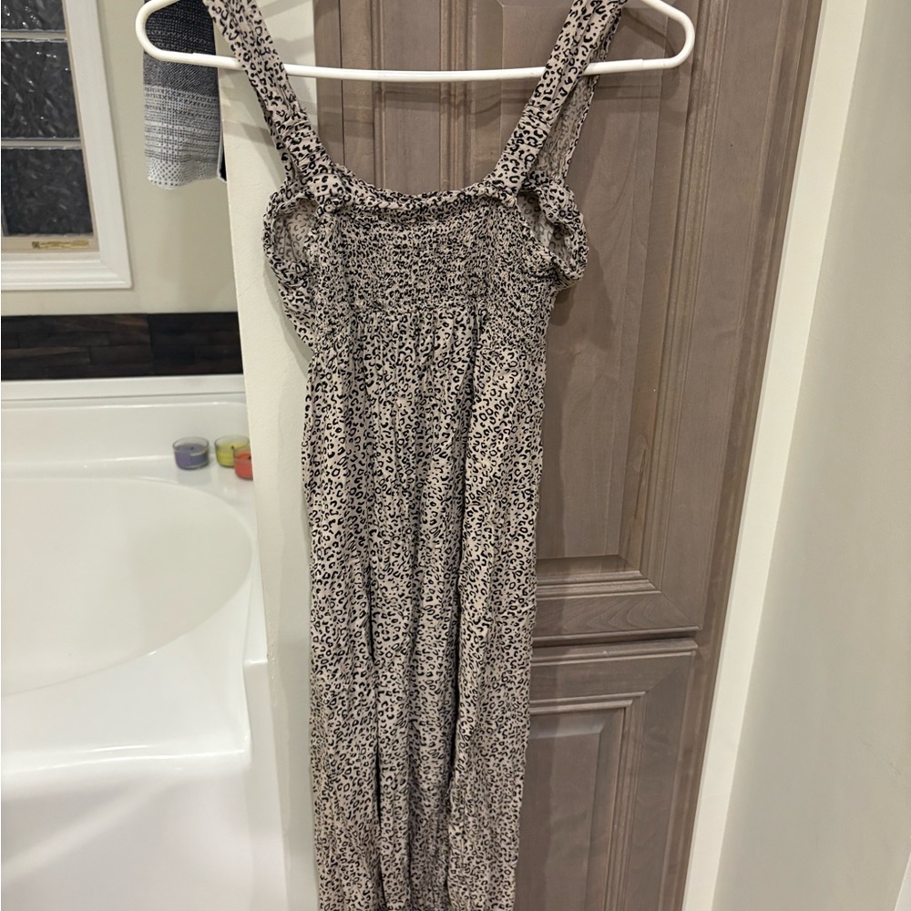 Leopard Print Button-Down Dress - Picture 3 of 3